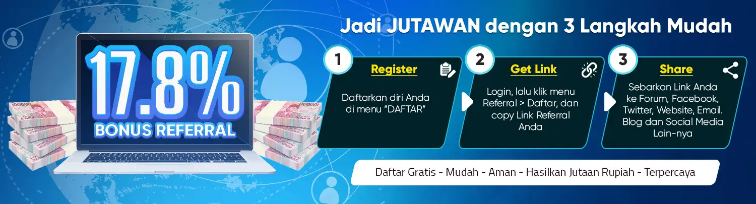 Klik99: Referral Klik99 | Bonus Referral Taruhan Online Terbaik & Aman